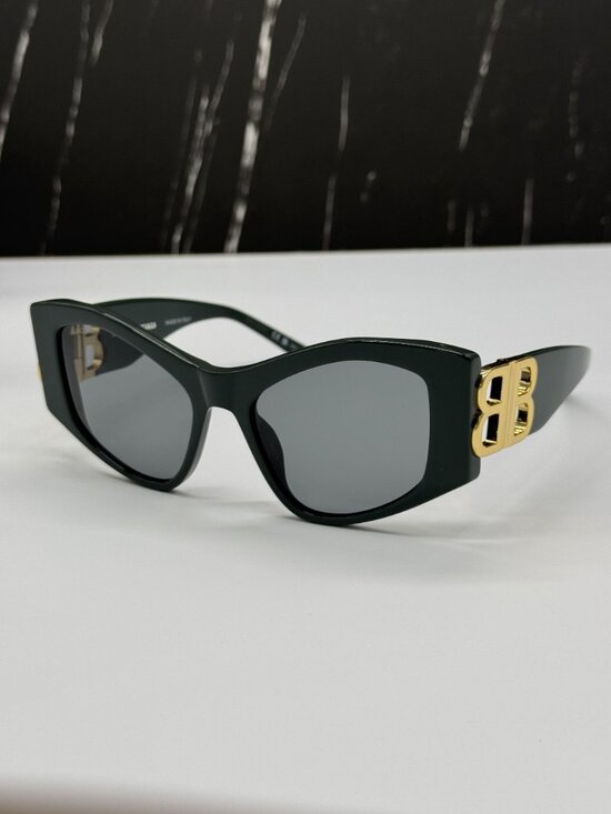 NEW BALENCIAGA BB0287S 005 GREEN CAT EYE WOMEN SUNGLASSES BALENCIAGA EYEWEAR main image 12
